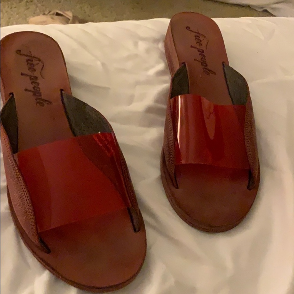 Free People Slide Sandals-Size 38